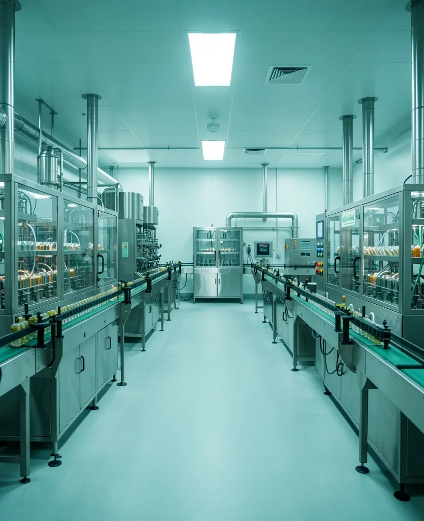 Manufacturing facility for natural capsules