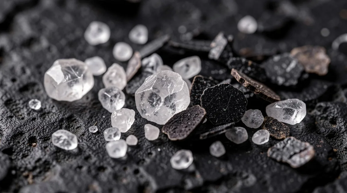 Mineral supplements close-up